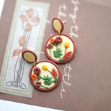 Ethnic Nature Polymer Clay Dangle Earrings Sets For Women