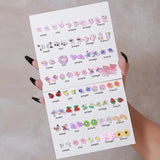 Animal & Flower Mini Stud Earrings - Resin Acrylic Ear Jewelry for Women