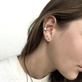 6 Pairs Stainless Steel 16G Ball Ear Piercing Studs Set