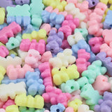 Acrylic Matte Bear Spacer Bead DIY Bracelet Gift