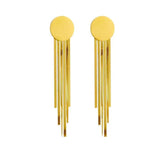 316L Stainless Steel Tassel Earrings Women Pendant Jewelry