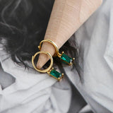CZ Zircon Dangle Earrings Women Jewelry