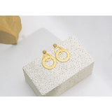 YACHAN Stainless Steel Statement Drop Earrings For Women