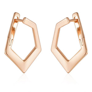 Glossy Geometric 585 Earrings For Women Daily Jewelry Gift
