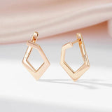 Glossy Geometric 585 Earrings For Women Daily Jewelry Gift