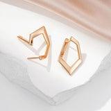 Glossy Geometric 585 Earrings For Women Daily Jewelry Gift