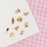 4 Pcs Colorful Crystal Princess Earrings Set for Women