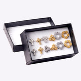 316L Stainless Steel Small CZ Ear Studs Mix Set