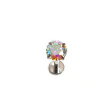 F136 Titanium Claw Zirconium 16G Set 5A Zirconia Lip Stud