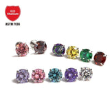 F136 Titanium Claw Zirconium 16G Set 5A Zirconia Lip Stud