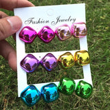 Geometric Acrylic Stud Earrings Set for Women Y2K Jewelry
