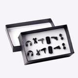 Music Note/Scissors/Hair Dryer Earrings Set Women/Men Punk Ear Stud