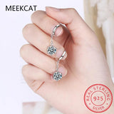 2ct Moissanite Drop Earrings S925 Sterling Silver