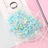 Mix Size 3/4/5mm No Hole ABS Pearls Round Bead DIY Necklace Bracelet