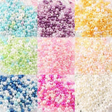 Mix Size 3/4/5mm No Hole ABS Pearls Round Bead DIY Necklace Bracelet