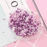 Mix Size 3/4/5mm No Hole ABS Pearls Round Bead DIY Necklace Bracelet