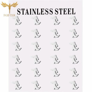 Dog Earrings Stainless Steel Animal Ear Lobe Piercing Set