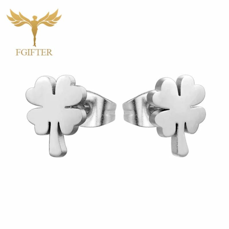 12 Pairs Stainless Steel Earrings Set for Women