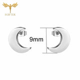 12 Pairs Stainless Steel Earrings Set for Women