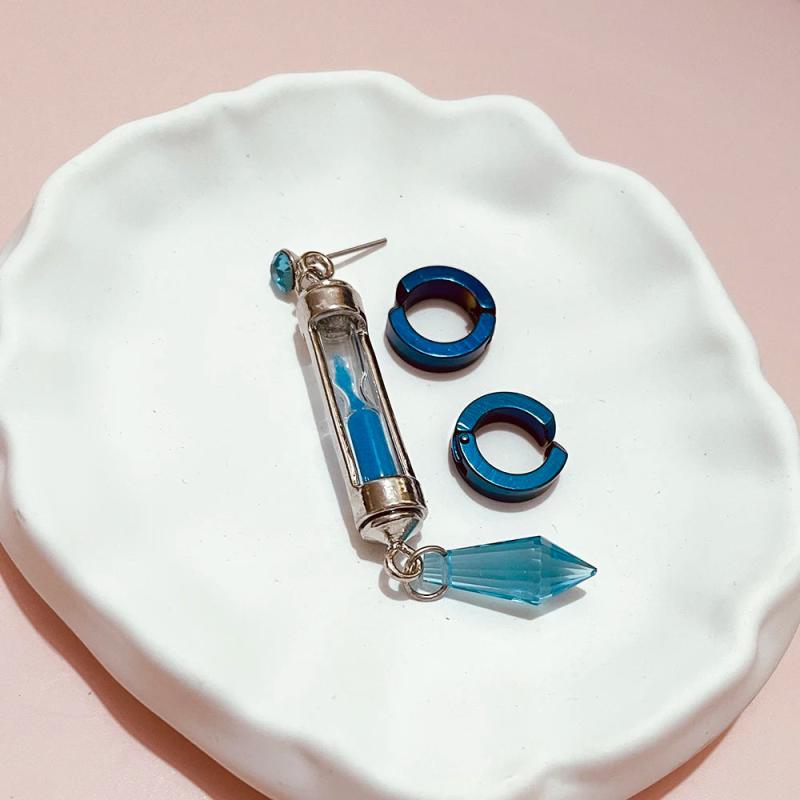 Anime Vanitas Cosplay Earrings Sets with Hourglass Crystal