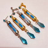 Anime Vanitas Cosplay Earrings Sets with Hourglass Crystal