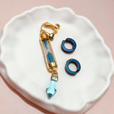 Anime Vanitas Cosplay Earrings Sets with Hourglass Crystal