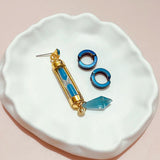 Anime Vanitas Cosplay Earrings Sets with Hourglass Crystal
