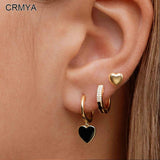 Heart Stud Dangle Earrings for Women Classic Party Jewelry