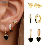Heart Stud Dangle Earrings for Women Classic Party Jewelry