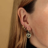 Heart Stud Dangle Earrings for Women Classic Party Jewelry