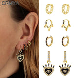 Heart Stud Dangle Earrings for Women Classic Party Jewelry