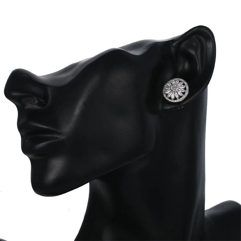 AAA CZ Stud Earrings Bridal Party Jewelry