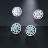 AAA CZ Stud Earrings Bridal Party Jewelry