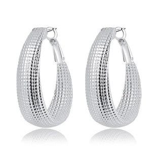925 Sterling Silver Charms Earrings Women Wedding Jewelry Set