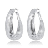 925 Sterling Silver Charms Earrings Women Wedding Jewelry Set
