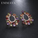 Crystal Stud Earrings for Women - Party Jewelry