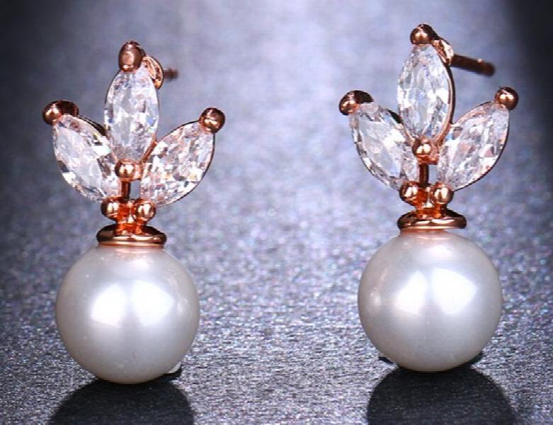Austrian Clear CZ Earrings for Women