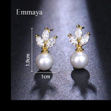 Austrian Clear CZ Earrings for Women