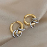 Minimalist Silver Flower Ball Earrings Statement Jewelry