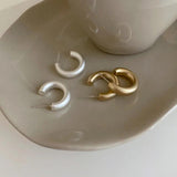 Bilandi 925 Silver Matte Earrings Hot Small Hoops Women