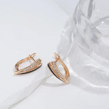 Zircon Gothic Clip Earrings 585 Rose Jewelry