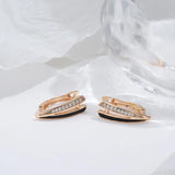 Zircon Gothic Clip Earrings 585 Rose Jewelry