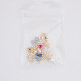 50Pcs/Lot 3D Alloy Rhinestones Nail Art Charms &Zircon Diamond Nail Charms