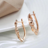 Zircon Crossing Pendant Earrings, Wedding Jewelry
