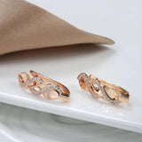 Zircon Crossing Pendant Earrings, Wedding Jewelry