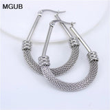 Round Hoop Earrings Wedding Element Women LHEH13
