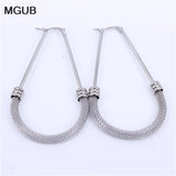 Round Hoop Earrings Wedding Element Women LHEH13