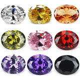 5A Loose Oval CZ Synthetic Gems 2x3~13x18mm for Jewelry