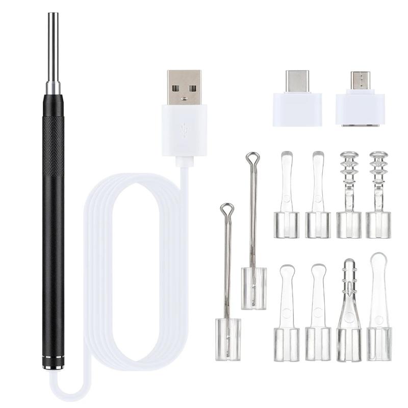 Visual Earpick Endoscope Spoon Ear Cleaner Camera Otoscope Ear Wax Remover