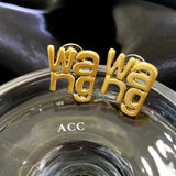Vintage Exaggerated Earrings Y2K Style Silver Accessories